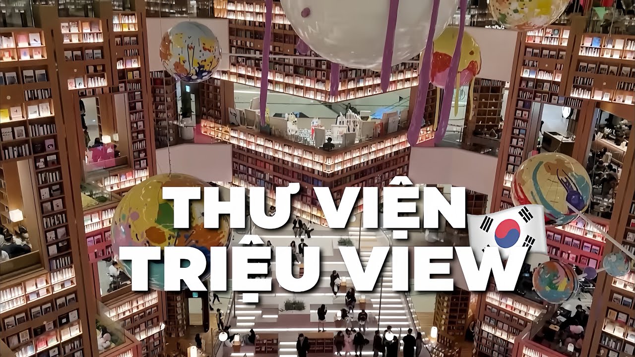 Thư viện sách khổng lồ HOT nhất Hàn Quốc gần đây: Nơi ra đời những clip TikTok triệu view 🇰🇷