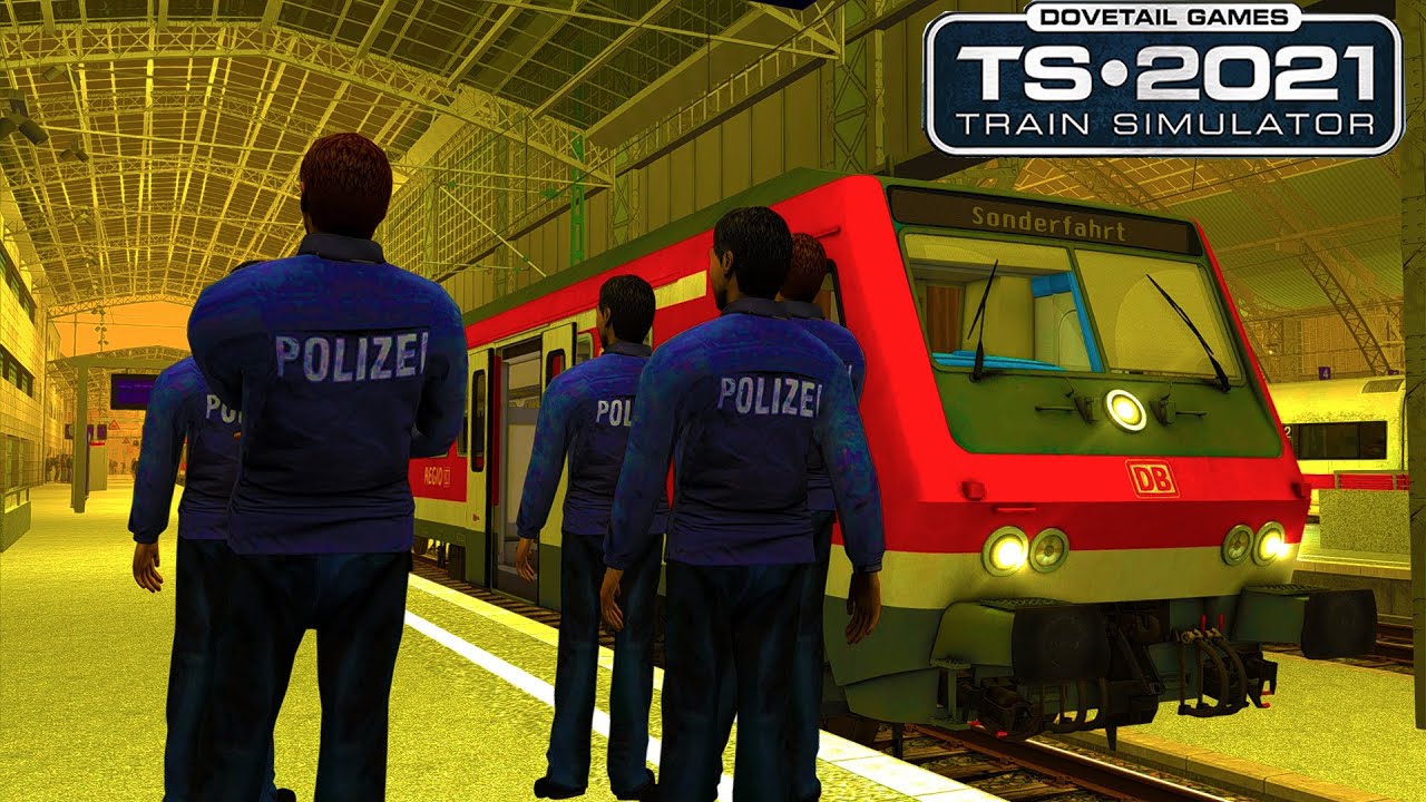 TRAIN SIMULATOR 2021☆ vR WittenbergerStw. / POLIZEIEINSATZ ZUG Railway to Hell - Fußball Sonderzug