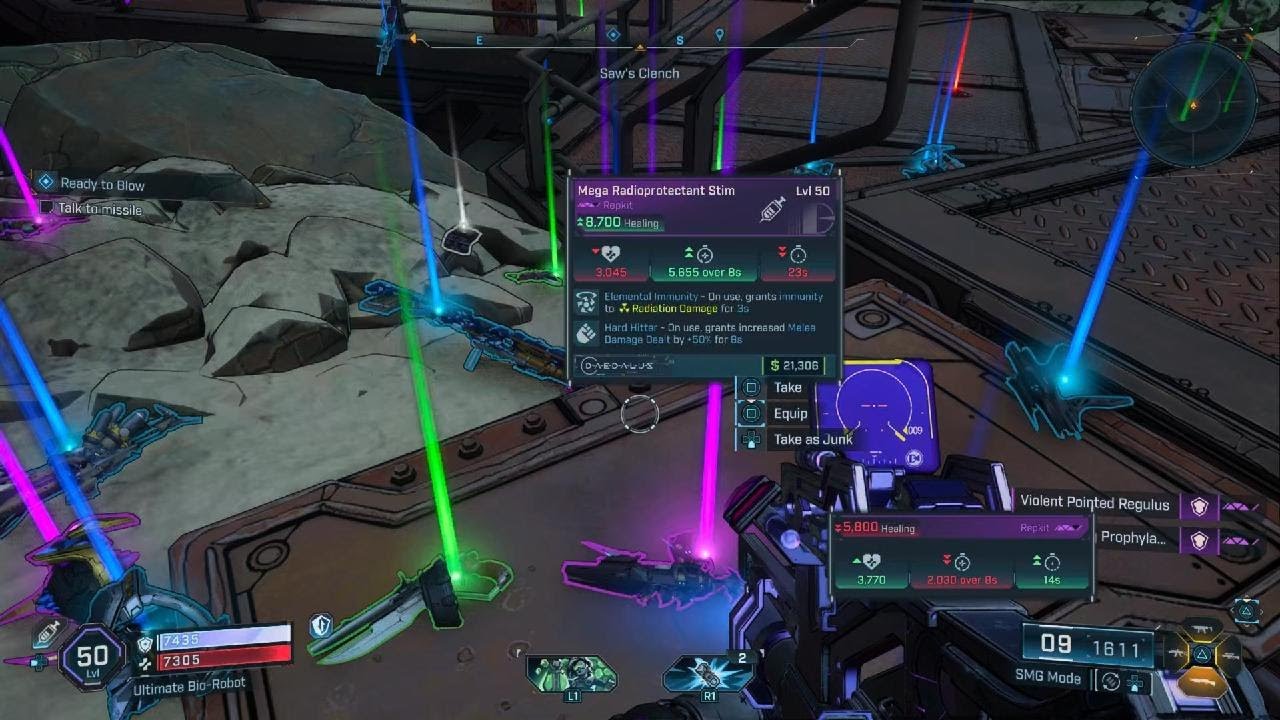 Borderlands 4 Saw's Clench Ripper Drill site farming.