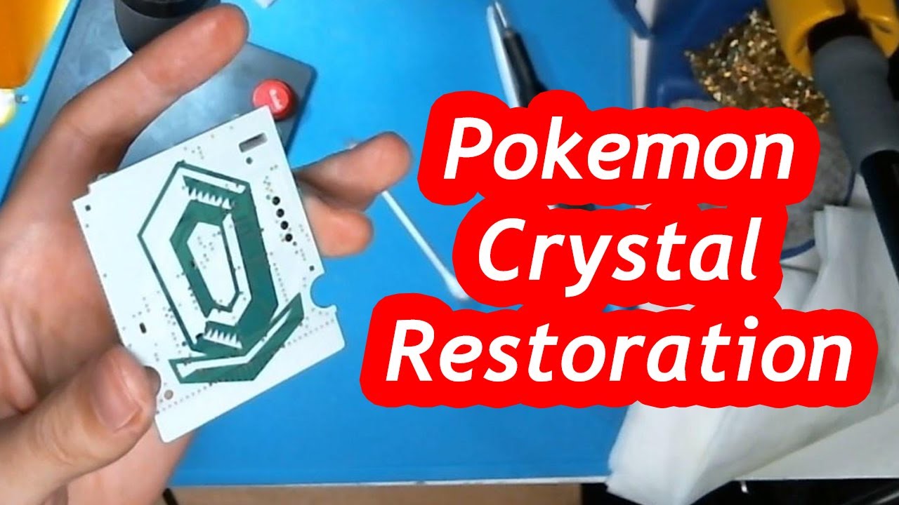 Pokemon Crystal Cartridge Restoration - JP Edition