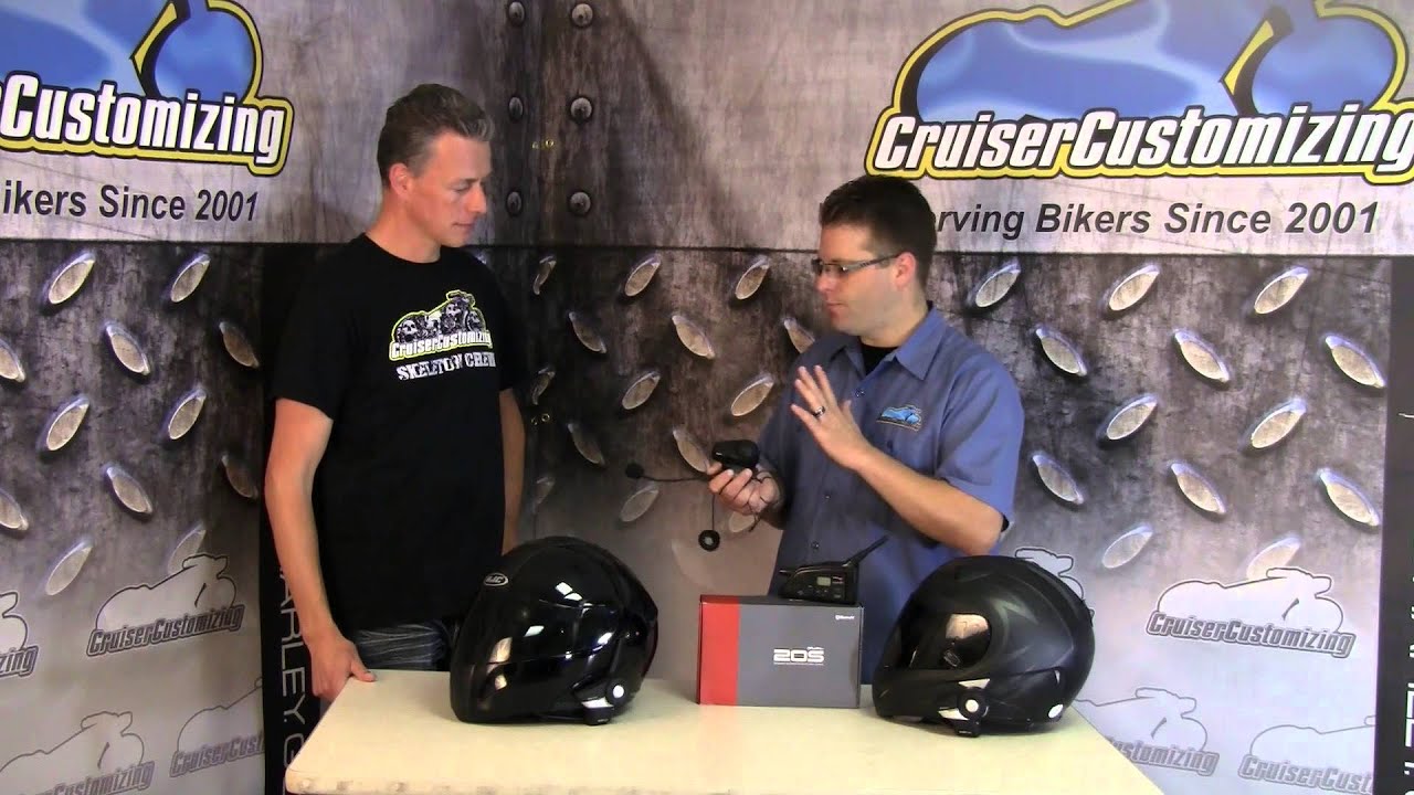 Sena 20S Motorcycle Helmet Communication Video Review and TOTW from Cruiser Customizing