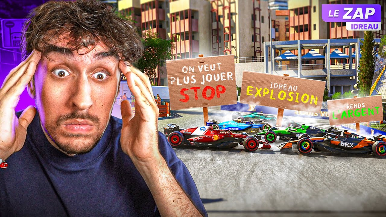 MES ABONN&Eacute;S FONT UNE MANIFESTATION SUR F1 25..  - LE ZAP