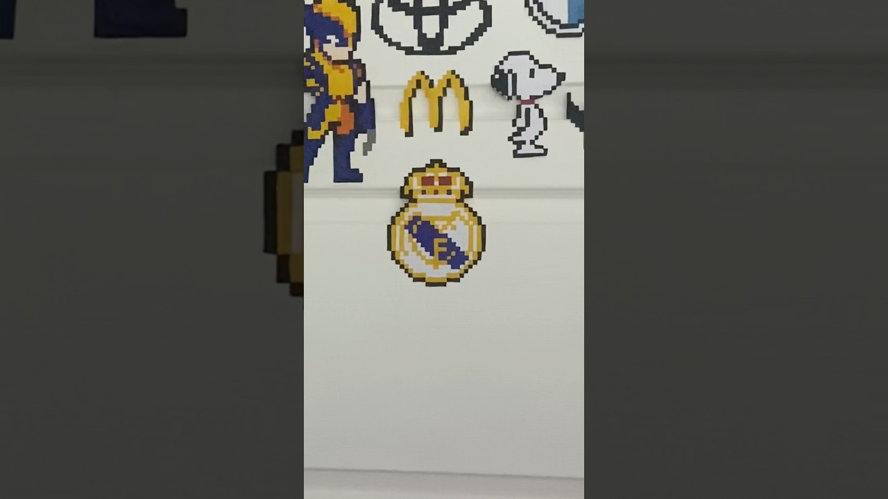 Real madrid pixel art what should I do next? 