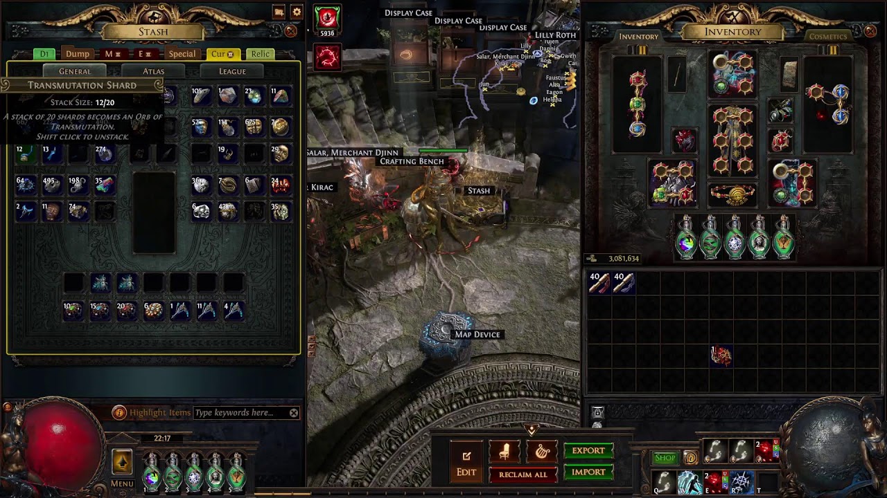 Day 3 Crafting Good Relic of Pact Gear(working towards bv)