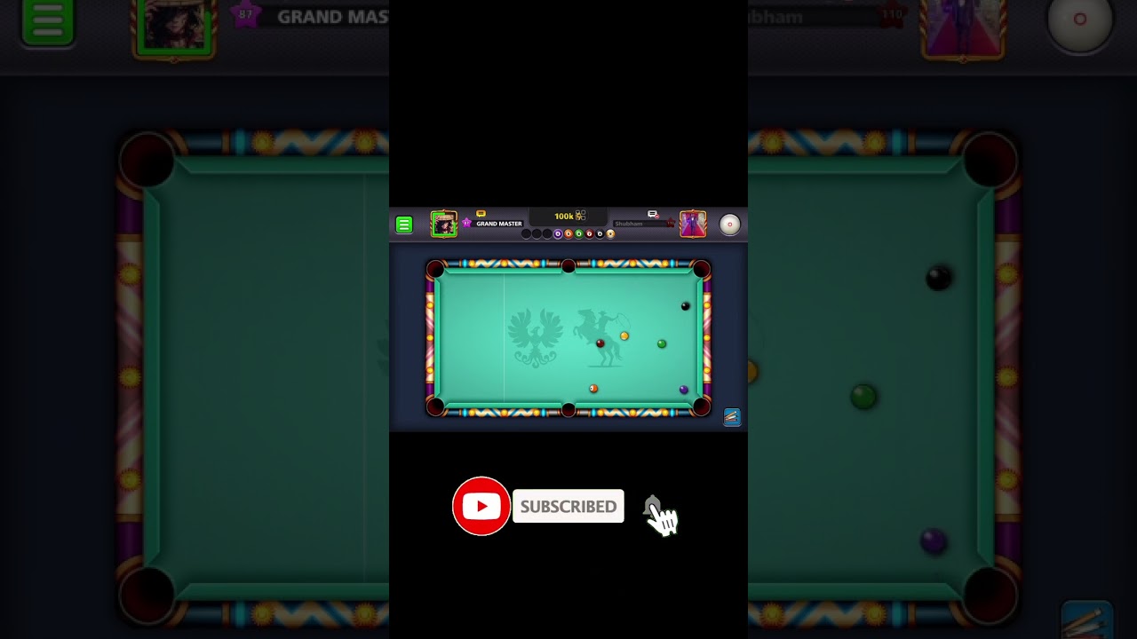 🔴Shubham VS GRAND MASTER - 8 Ball Pool 