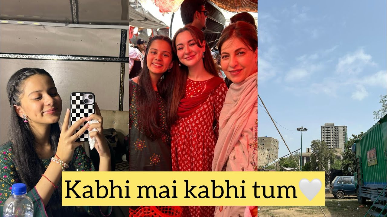 A day on the set of Kabhi mai Kabhi tum| VLOG 7