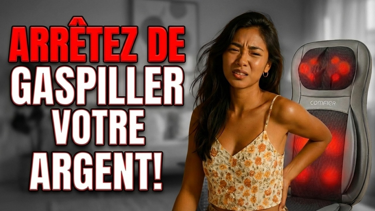 COMFIER Siège Massant Shiatsu - 3 erreurs que tout le monde fait avant d'acheter un masseur de dos?!