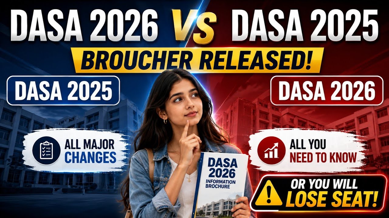 DASA 2026 vs DASA 2025 | 9 New Colleges Added, 8 Removed! ALL YOU NEED TO KNOW #dasa2026 