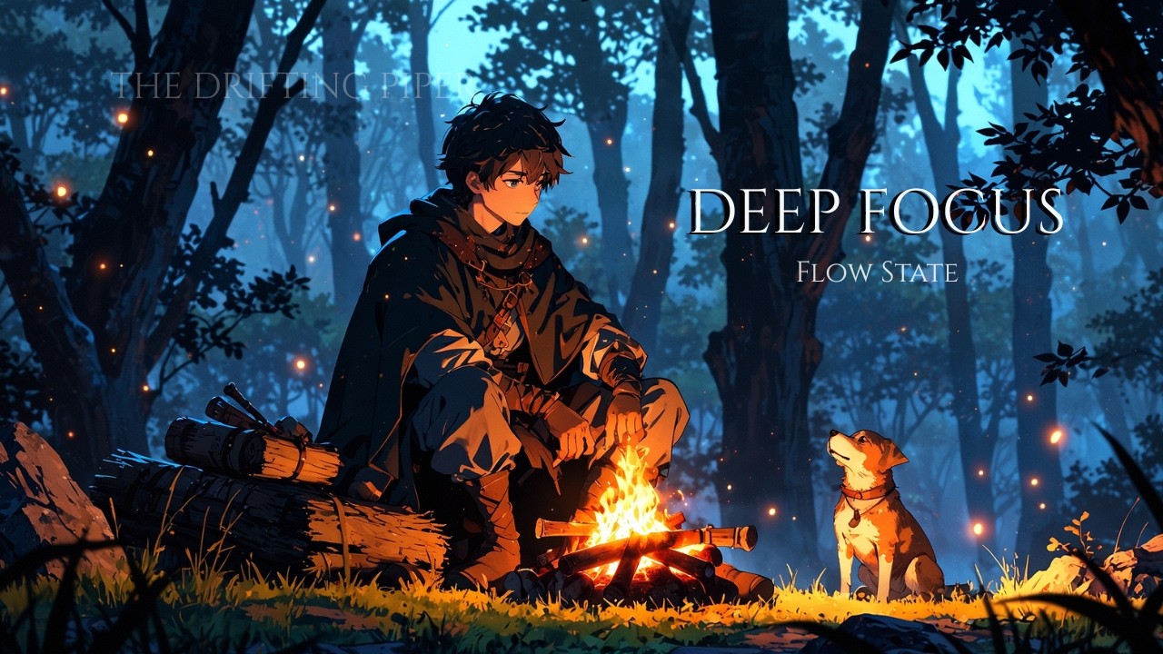 Medieval Music for Deep Focus | Flow State of the Traveling Piper 🔥🎶