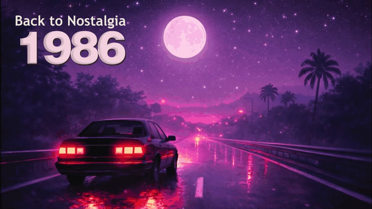 Back to 1986 • Night Drive • 80s Synthwave Mix (1 Hour)