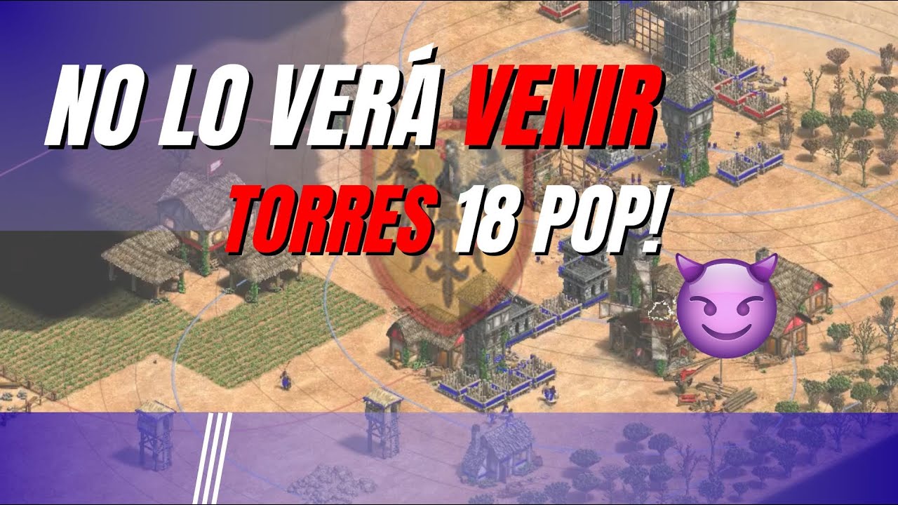 Nadie Está Listo para ESTE Rush 😳 Torres 18 Pop #aoe2 #pov