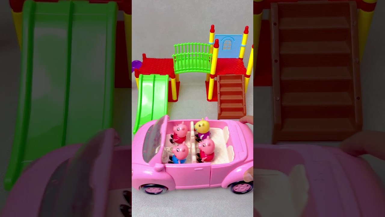 Satisfying with Unboxing & Review Peppa Pig Slide Setup #asmr #unboxing #peppapig #toyhouse