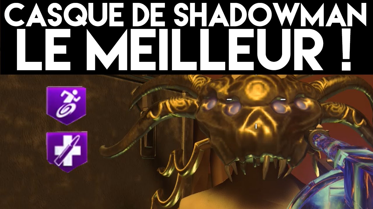 [BO3] CASQUE DU SHADOWMAN - MASTO ET ENERGIE AMELIORES - REVELATIONS