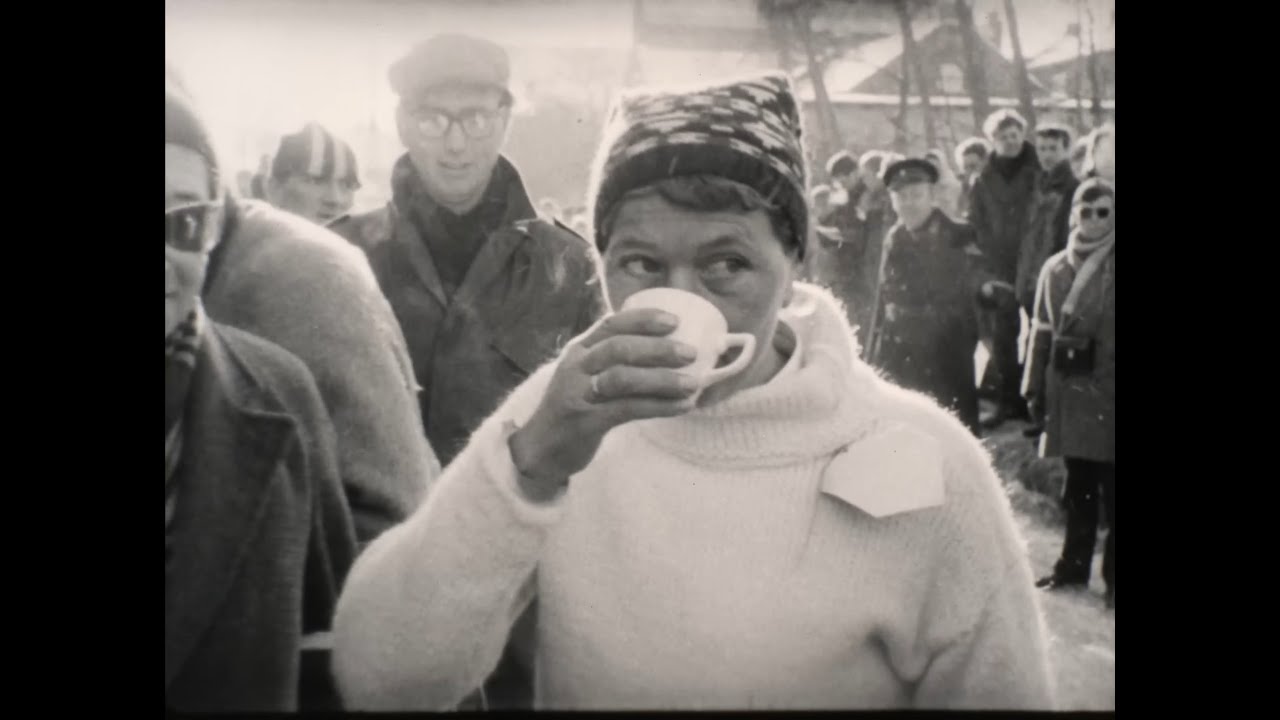Elfstedentocht 1963 - Polygoonfilm met Engels commentaar