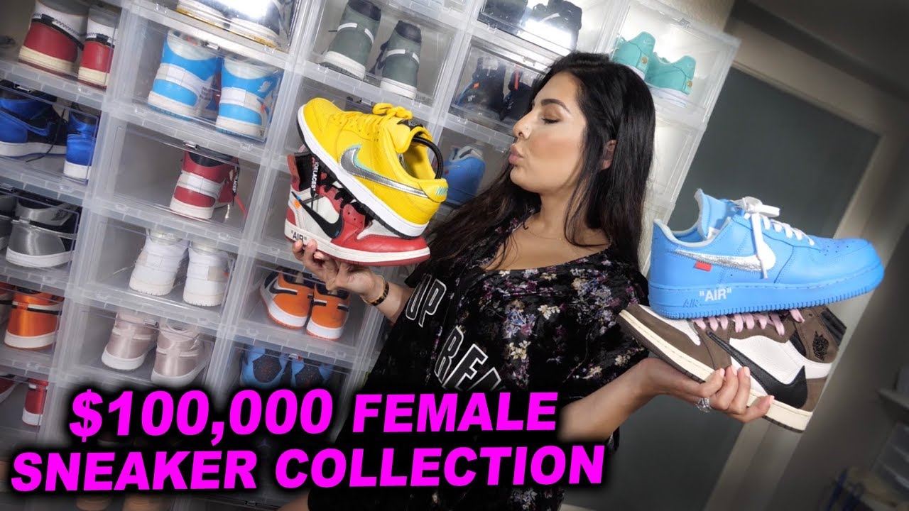 BIGGEST FEMALE HYPEBEAST SNEAKER COLLECTION!! *BEST ON YOUTUBE*