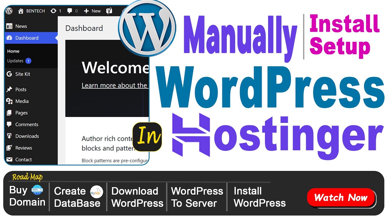 install WordPress Manually in Hostinger | Hostinger WordPress Tutorial for Clean Install