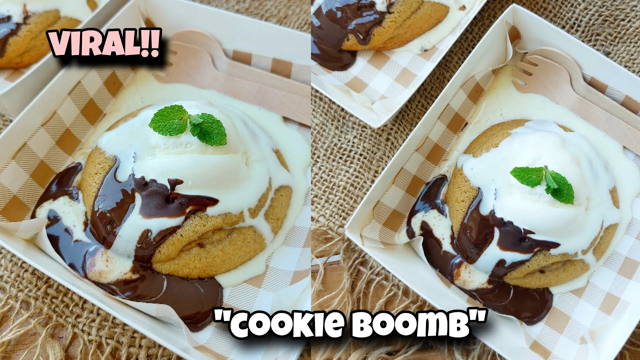 VIRAL DI TIKTOK!! PASTI MELEDAK! SOFT COOKIES BOOMB FUDGY CHUWY YUMMY!!
