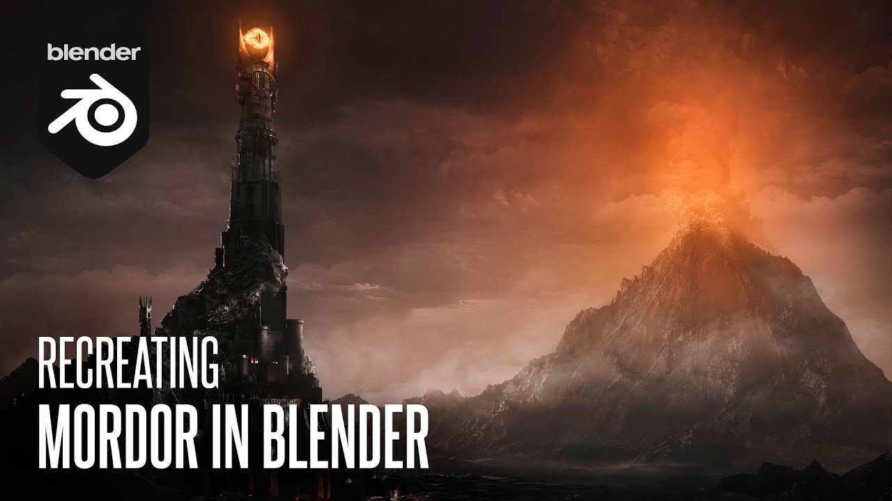 Recreating Mordor In Blender