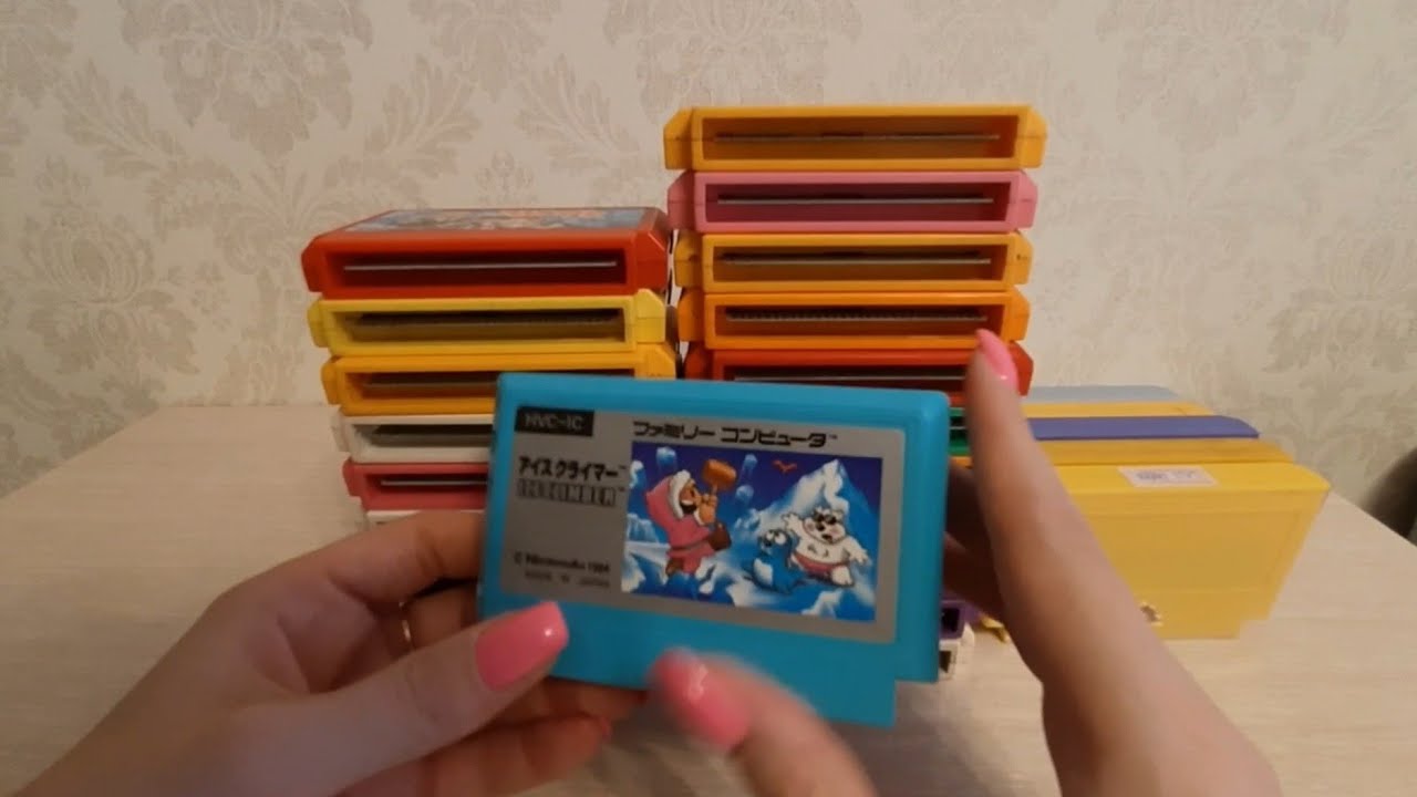Моя скромная коллекция картриджей Famicom!