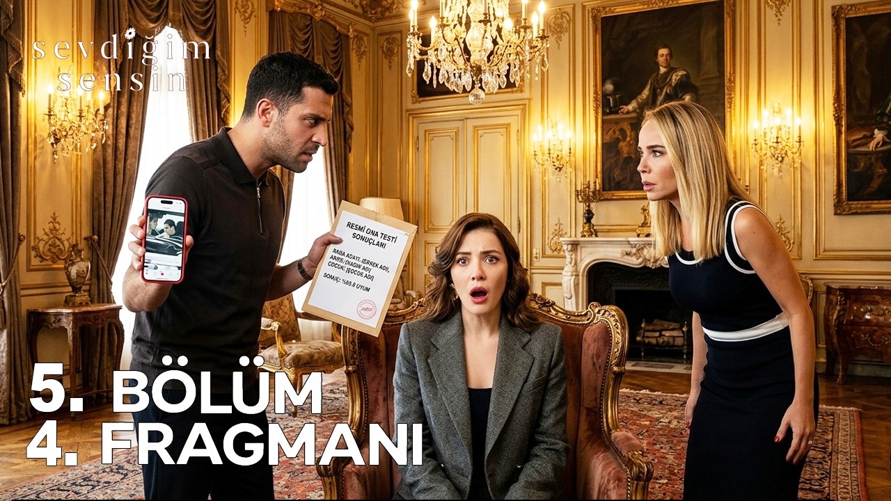 Sevdiğim Sensin 5.Bölüm 4.Tanıtım - DNA testi sonrası büyük yüzleşme! Tahir ve İnci karşı karşıya
