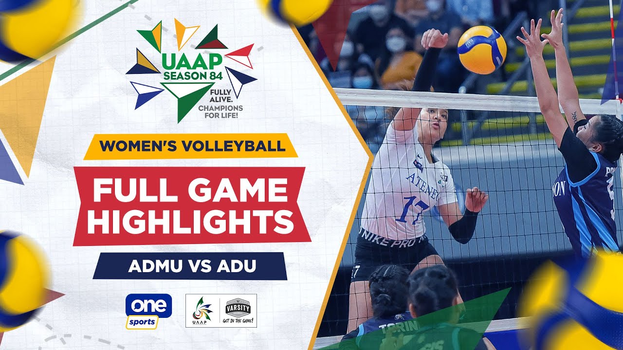 Ateneo vs. Adamson Round 2 highlights | UAAP Season 84 Women's Volleyball