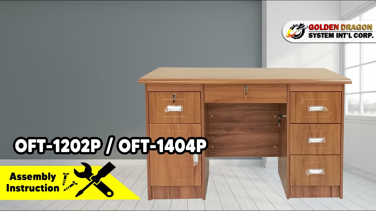 HOW TO ASSEMBLE OFFICE TABLE | OFT-1202P - 1404P