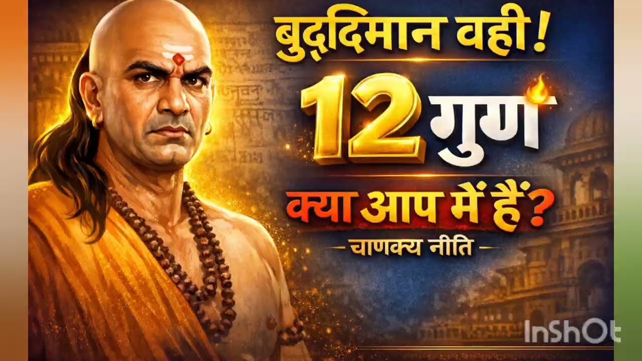 अगर ये 12 गुण नहीं हैं तो सावधान! | आचार्य चाणक्य#motivation #chanakyaniti #trending #viral 