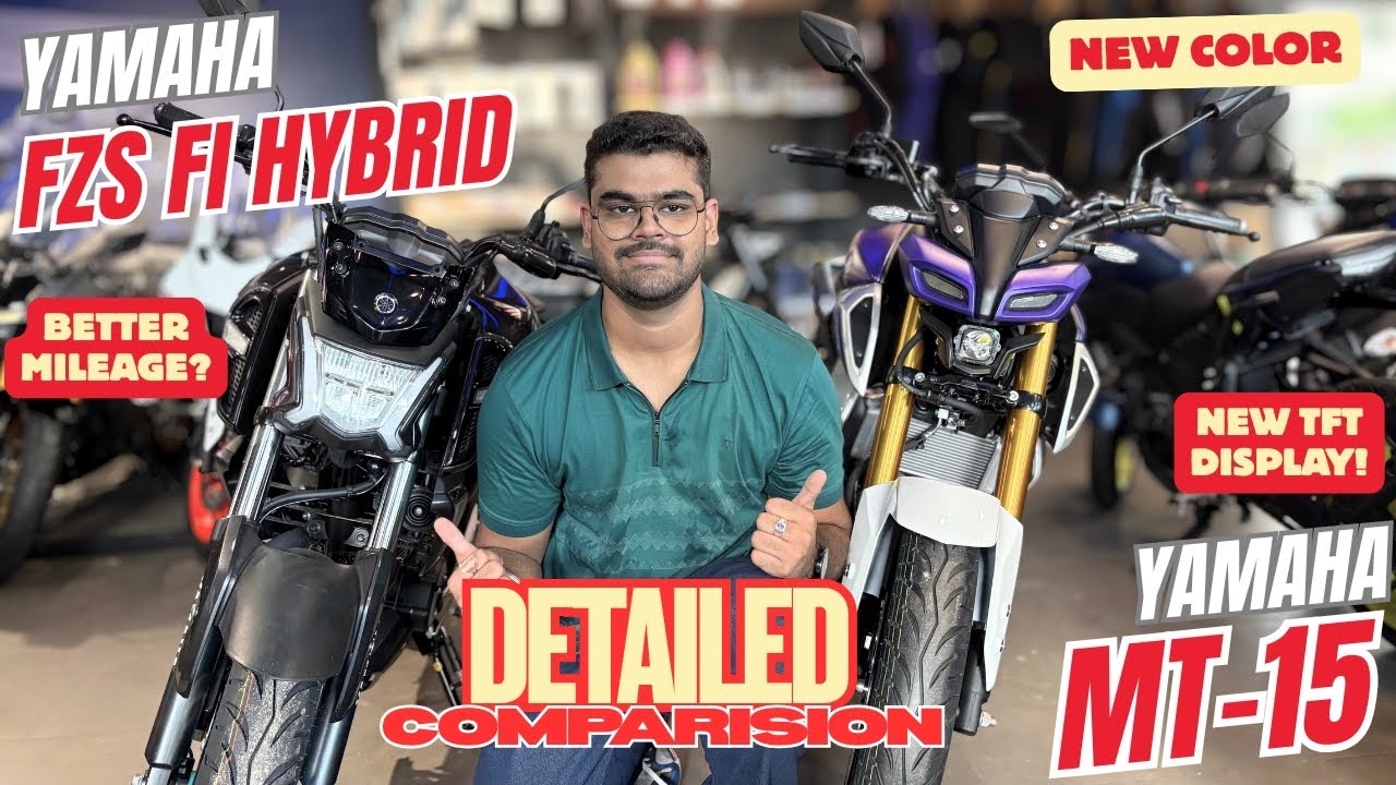 Which Bike is BEST for you? YAMAHA MT15 V2 or FZS FI Hybrid
