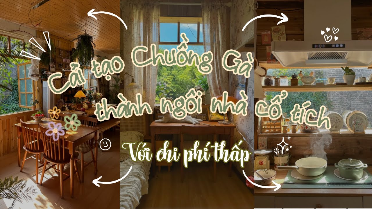 Hành trình cải tạo chuồng gà thành ngôi nhà cổ tích của đôi vợ chồng trẻ  #caitao #douyin #decor
