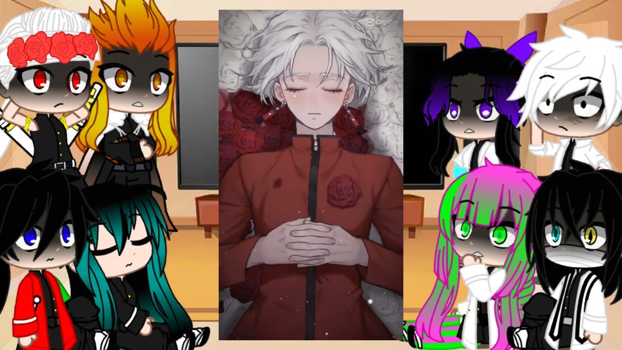 hashiras(except gyomei) react to tanjiro as izana || manga spoiler || no part 2 || no ships