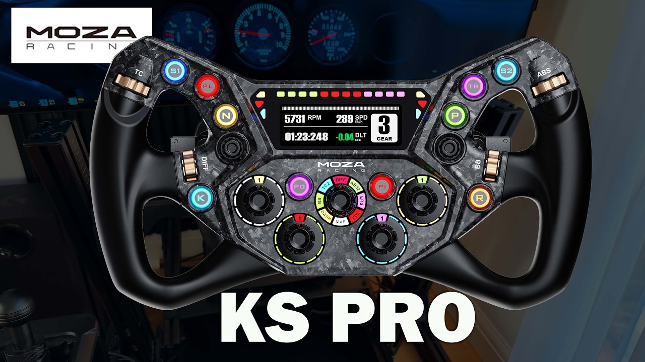 NEW Moza KS PRO - The BEST MOZA Wheel of 2026!