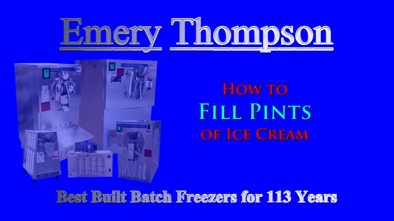 How to Fill Pints of Ice Cream