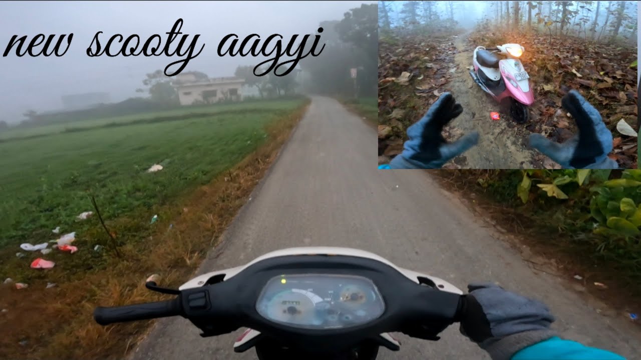 MY NEW SCOOTY (TVS PEPT + )