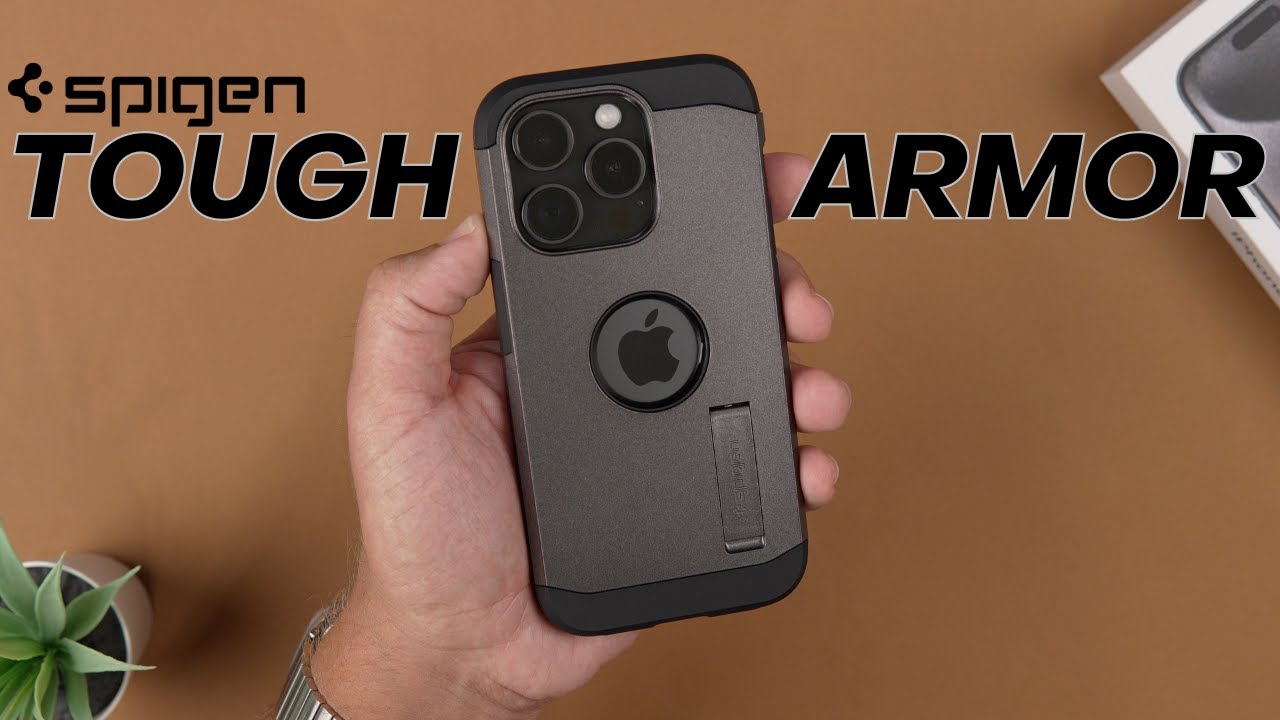 Чехол для iPhone 15 Pro — Spigen Tough Armor MagFit