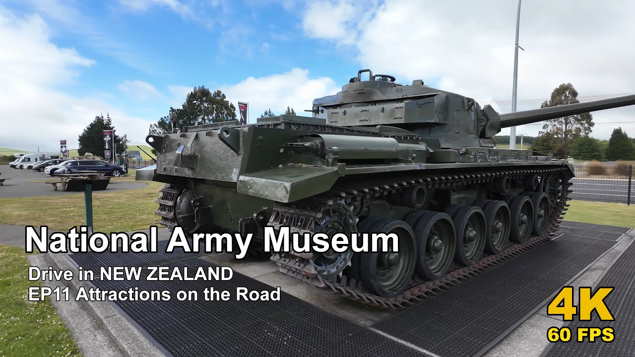 POV Drive in New Zealand EP11 Attractions Walk | National Army Museum 4K 60fps