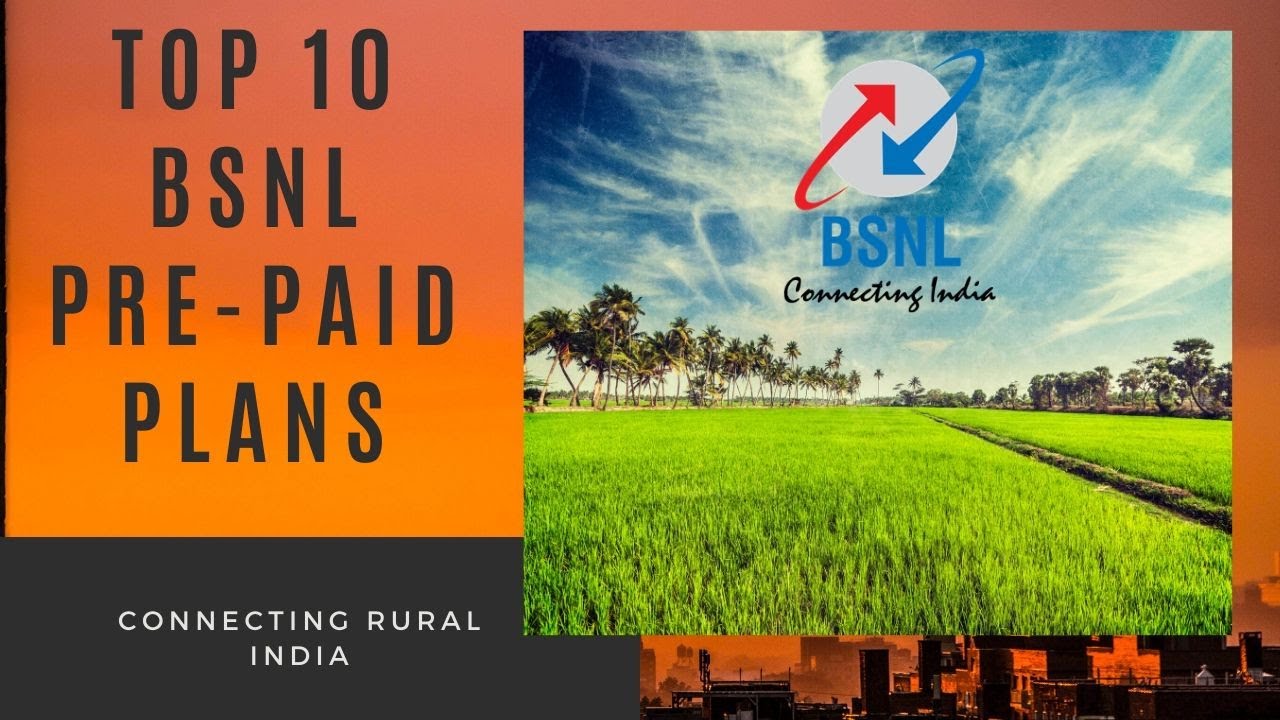 Top 10 BSNL PrePaid Plans