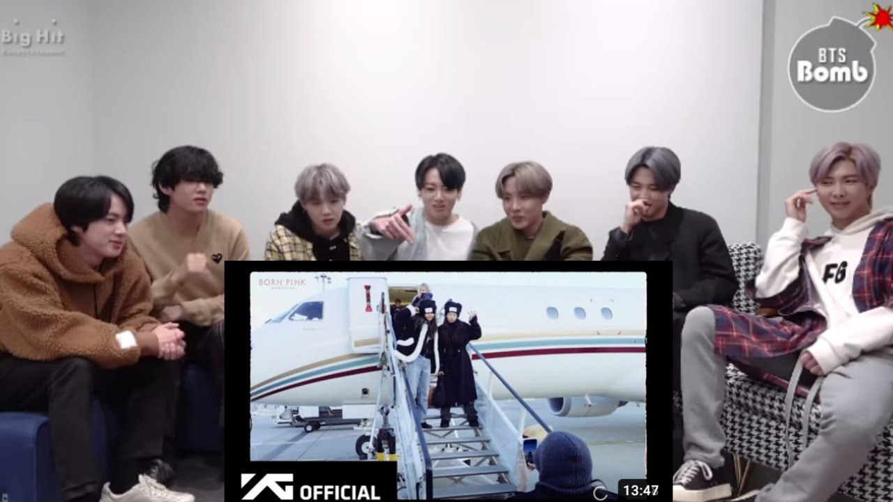 BTS Reaction to Blackpink #bpm roll 13 [Fanmade 💜]