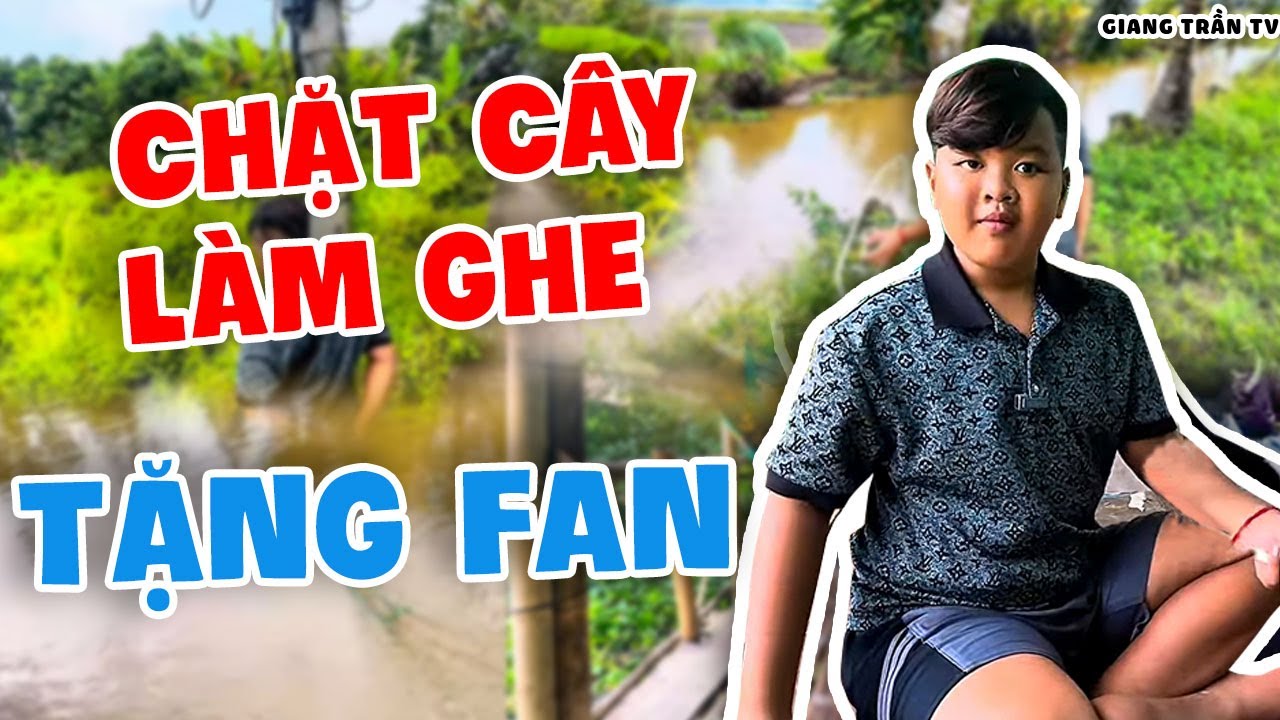 Cùng Ba Báo Đi Chặt Cây Điên Điển Làm Ghe Tặng Fan, Dành Cho Bạn Nào May Mắn | Ba Anh Em