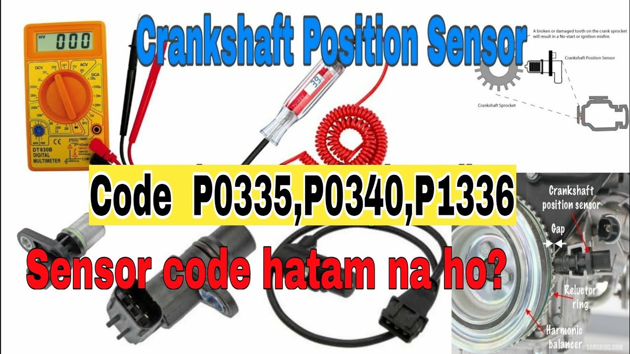 Crankshaft Position Sensor&nbsp;/P0335,P0340,P1336,Sensor code htam na ho?Crankshaft About,obd2 code