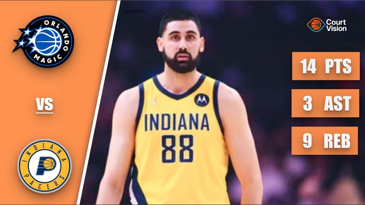 Goga Bitadze - 14 Points, 9 Rebounds, 3 Assists vs Pacers - 2025-26 Regular Season