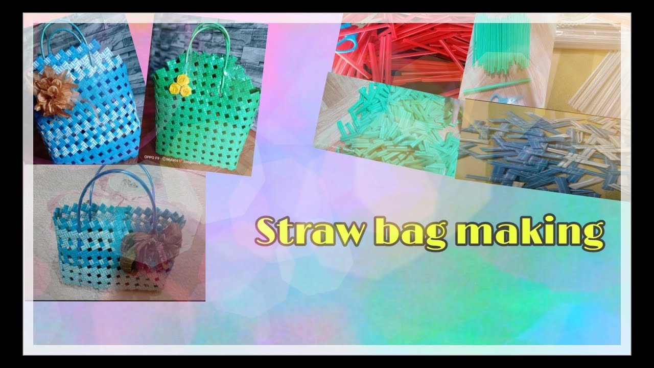 Straw bag making