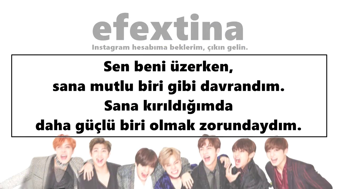 Bts -fake love turkish version/efe burak