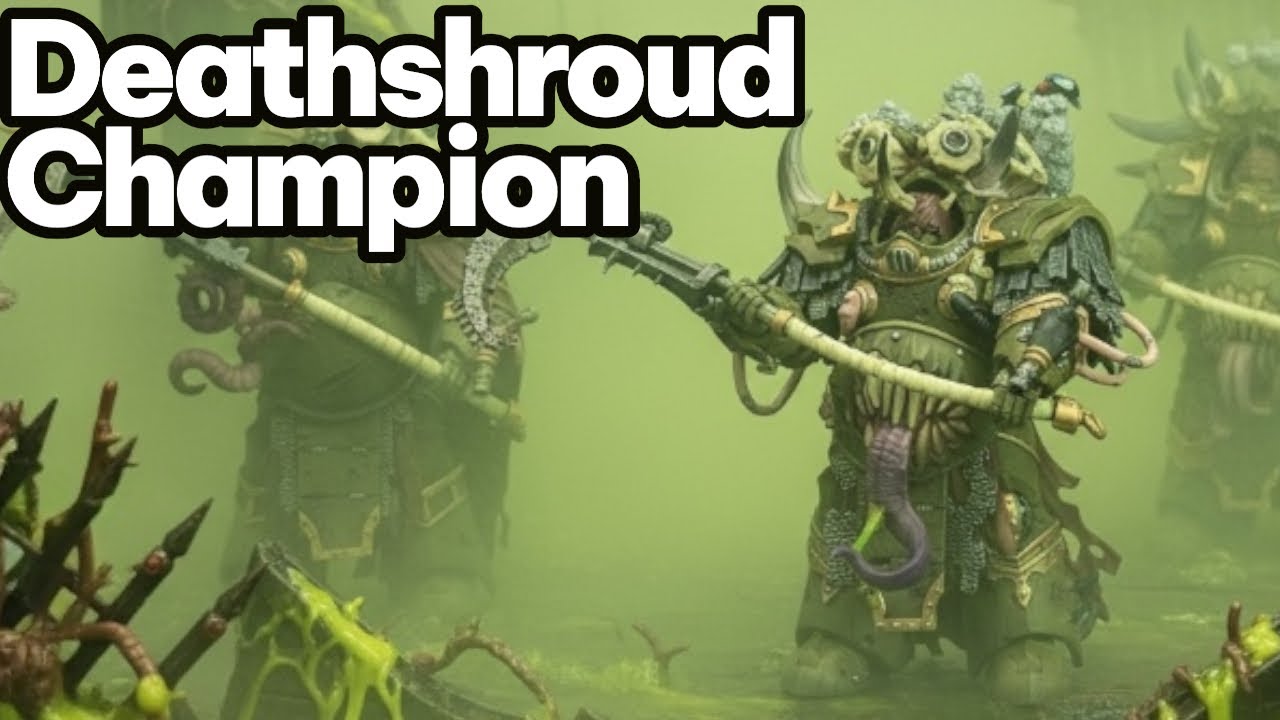 JoyToy Warhammer 40K Deathshroud Terminator Champion.
