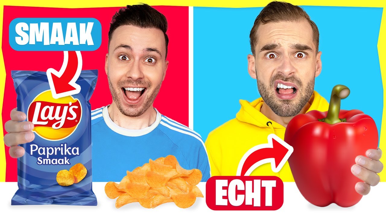 SMAAK Versus ECHT ETEN! *Voedsel Challenge*
