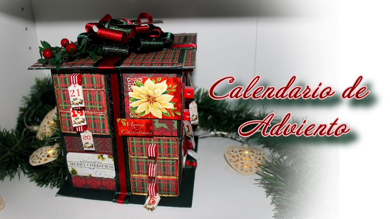 Como hacer un calendario de adviento
