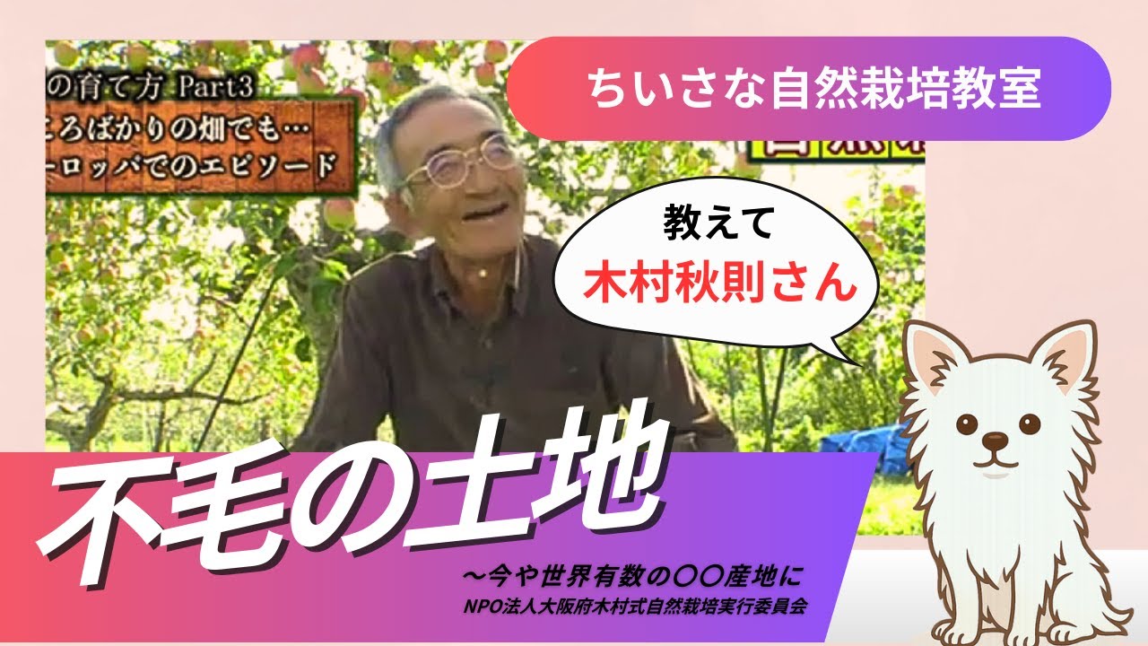 【自然栽培】不毛の土地が世界有数の葡萄の産地に？！何が起こった【木村秋則さん】