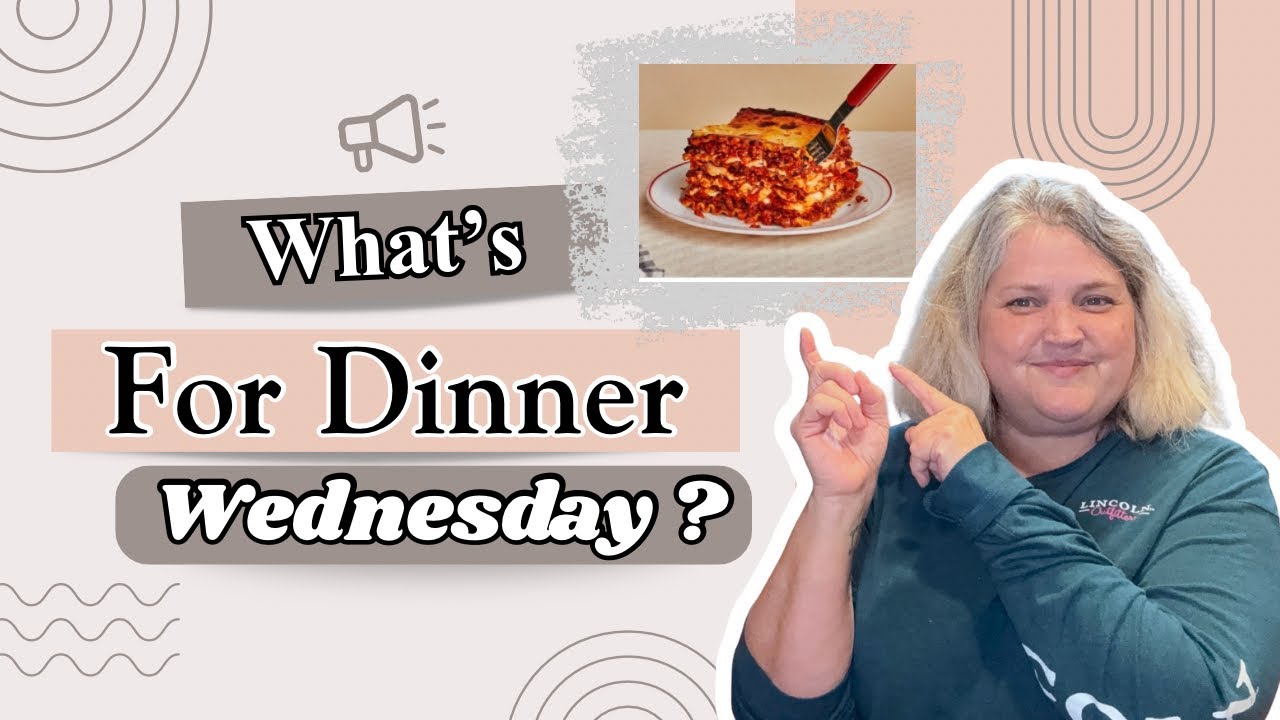 What’s For Dinner Wednesday? Homemade Lasagna
