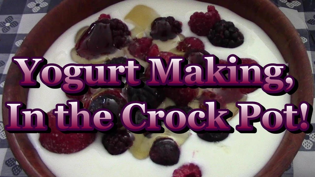 Making Yogurt! In The Crock Pot!