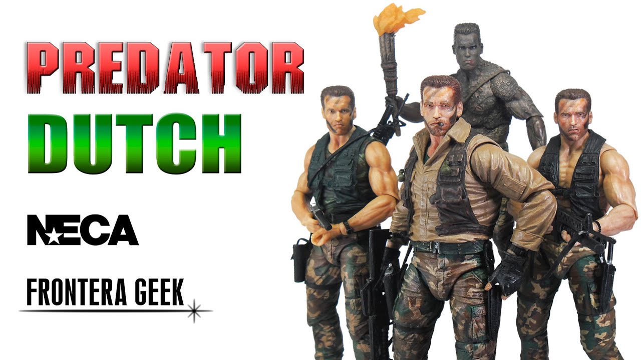 NECA PREDATOR DUTCH - Jungle Extraction, Patrol, Encounter, Disguise | Review en Español | Unboxing