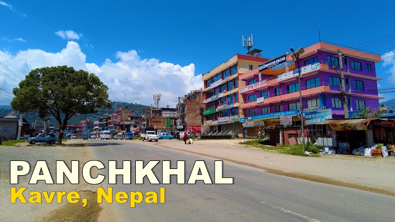 Panchkhal, Kavre 4k🇳🇵 - Virtual Walk around Market Area, June 2023